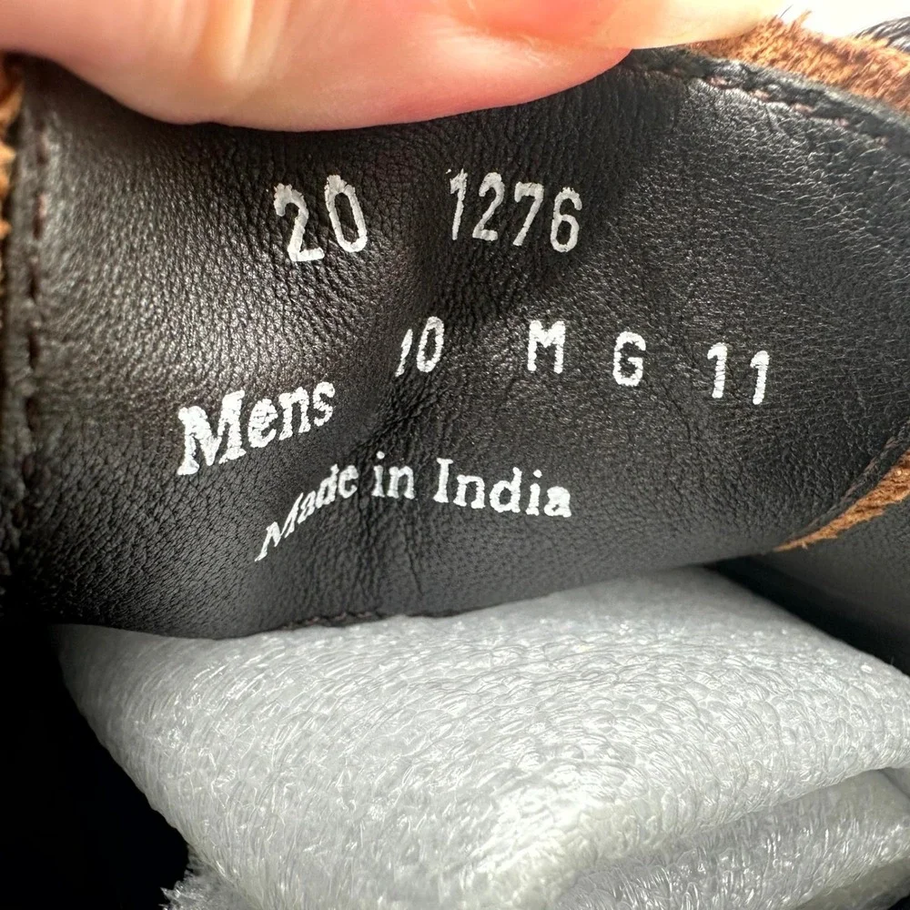 Johnston & Murphy Men's Brown Leather Larsey 2cap Oxford Dress Shoes 10M – & Box